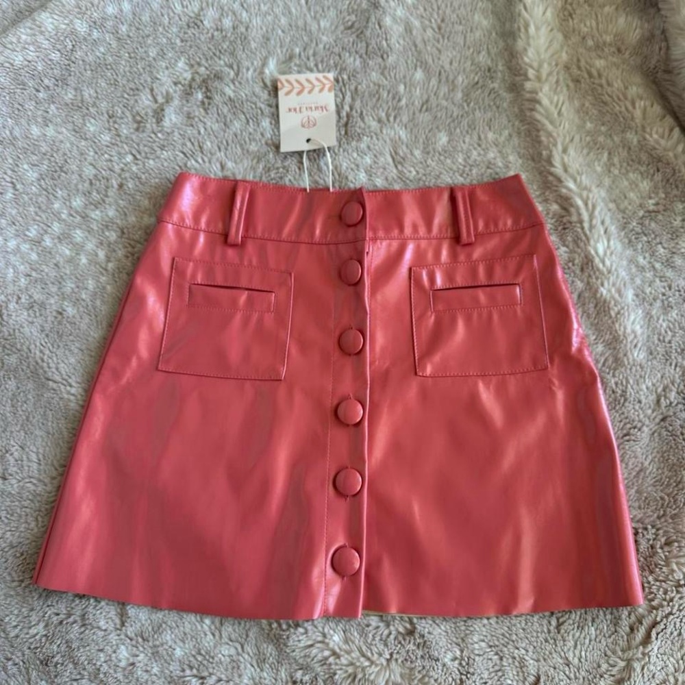 Pink Mini Skirt for Casual Night Out